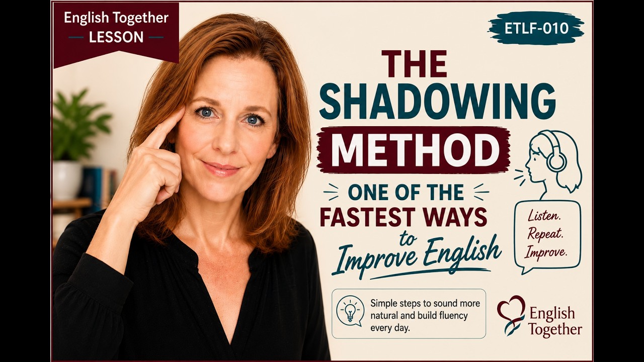 The Shadowing Method One of the Fastest Ways to Improve English