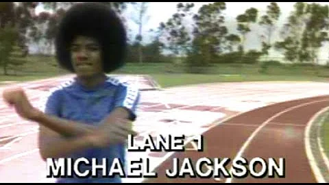 Michael Jackson competes in the Rock n' Roll Sports Classic