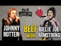 Green days billie joe armstrong vs sex pistols johnny rotten the feud explained