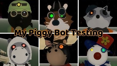 My Piggy Bot Testing - All Jumpscares (Game created by: @splendix2021)