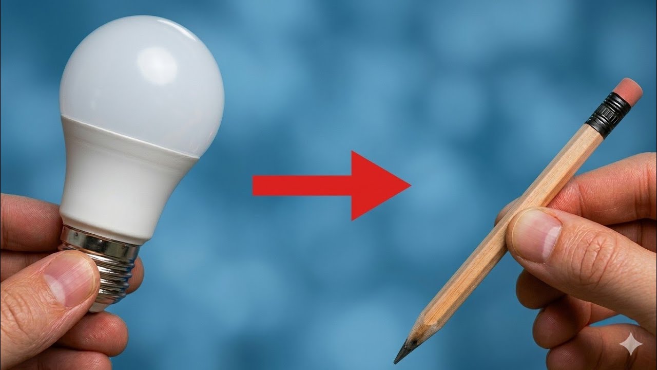 Fix Your LED Light with Just a Pencil! (Genius DIY Hack) - YouTube