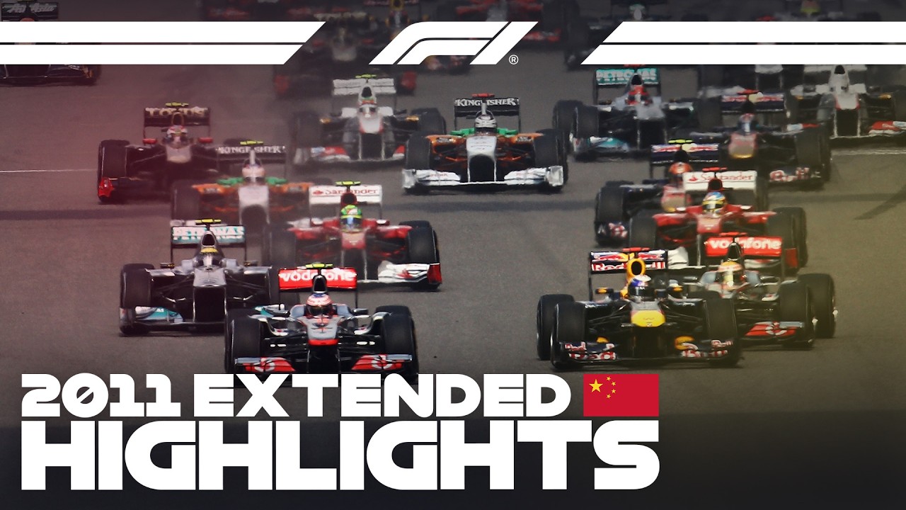 Check out are latest edition of archive extended highlights as we look back to the 2011 Chinese Grand Prix - a race FILLED with drama.For more F1® videos, visit: https://www.Formula1.comVisit our store: https://f1store.formula1.com/Follow F1®:
https://www.instagram.com/F1
https://www.facebook.com/Formula1/
https://www.twitter.com/F1
https://www.twitch.tv/formula1
https://www.tiktok.com/@f1#F1 #ChineseGP