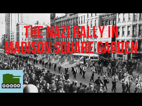 The Nazi Rally At Madison Square Garden