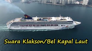 'SUARA KLAKSON KAPAL LAUT'  | Free Background Video | Sound Effect | FREE STOCK FOOTAGE