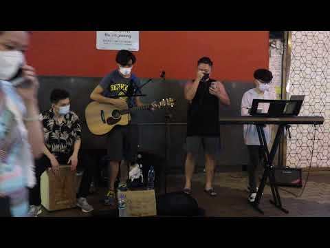 誰伴我闖蕩(Beyond)-Cover By 男觀眾-2021/05/11@旺角朗豪坊對開Busking
