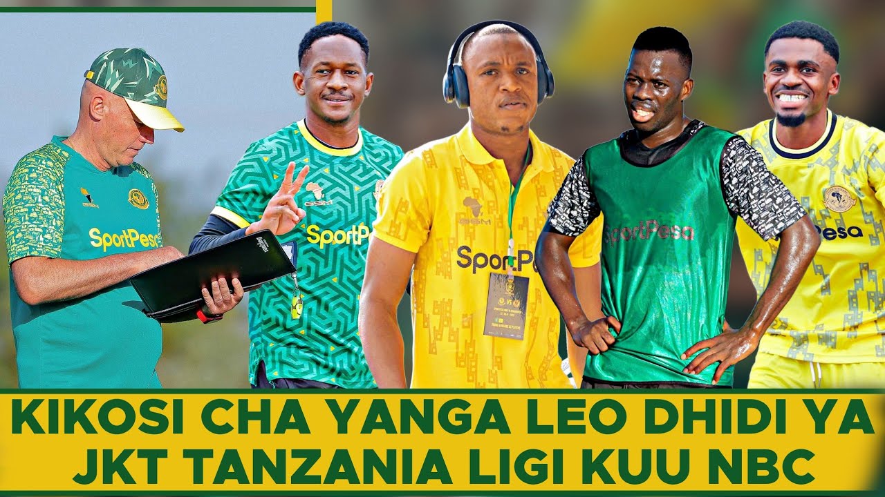 Kikosi Cha Yanga Kinachoanza Leo Dhidi Ya JKT Tanzania Mechi Ya Ligi ...