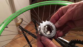 Freewheel Freilauf Ritzel Wechseln Demontieren