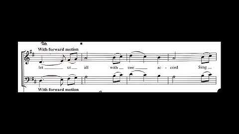 The First Noel arr. Dan Forrest Tenor Rehearsal video with scrolling sheet music