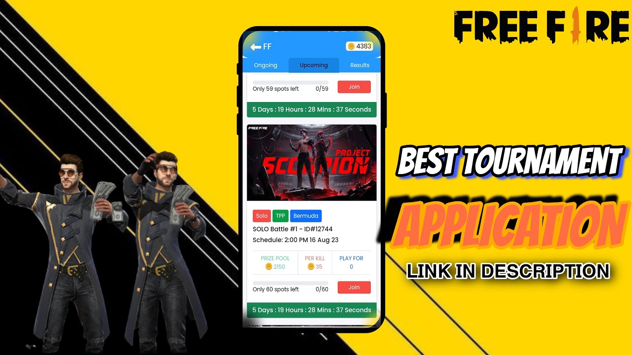 Esport tournament app 35 per kill best tournament app free joining