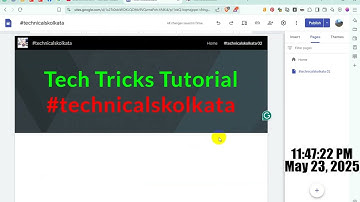 Blogspot Tubes : Tricks 02 How To Create a Google New Page on Google Site