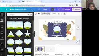 Tutorial membuat persentasi di canva