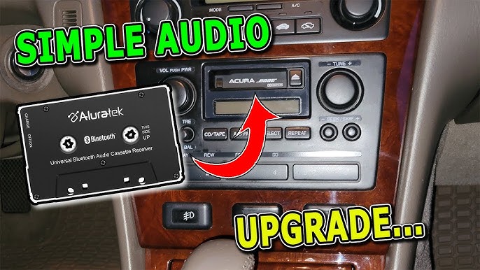 Cassete Adaptador de Áudio Bluetooth para Carro - Car Cassette