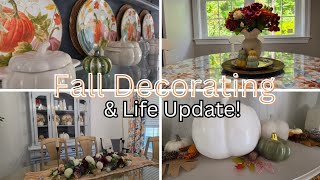 🍂 LIFE UPDATE + FALL HOME DECORATING | Cozy Autumn at Home 🍁
