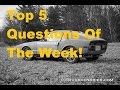 This Weeks 5 Automotive Questions, 2/15/15!