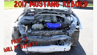 Rebuilding A Wrecked Mustang Part 2 S550