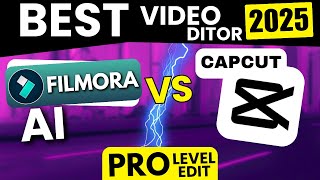 Capcut vs Filmora 14 | Which is Best Video Editing Software in 2025 ⚡ PC, Mobile & LAPTOP