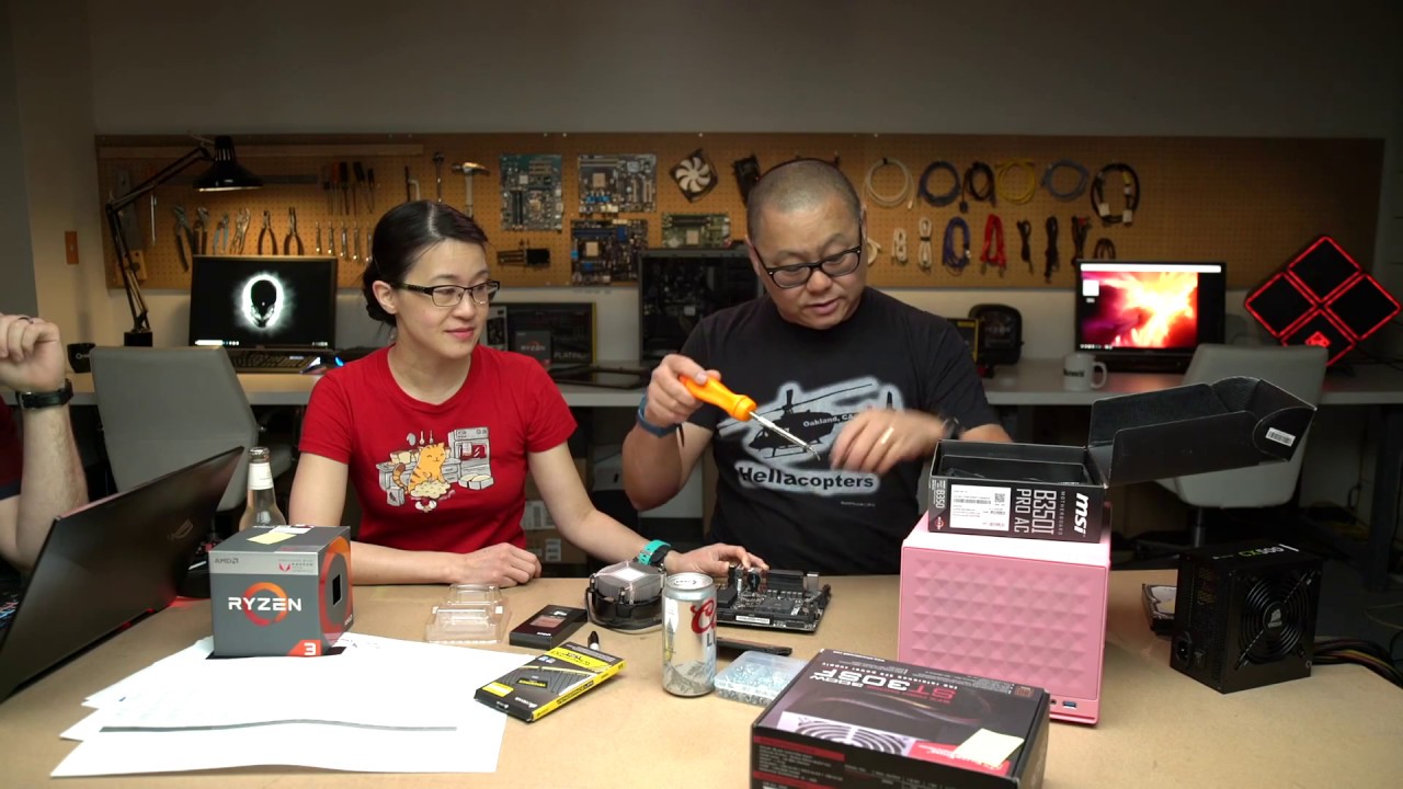 Watch us build a Ryzen APU based small form factor PC!