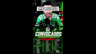 La extraña razón por la que convocaron a Luis Romo al Tri