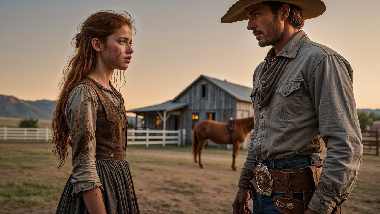 Starving Orphan Girl Begged for Work, The Cowboy Gave Her a Family Instead