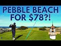 Every hole at the poor mans pebble beach pacific grove golf links