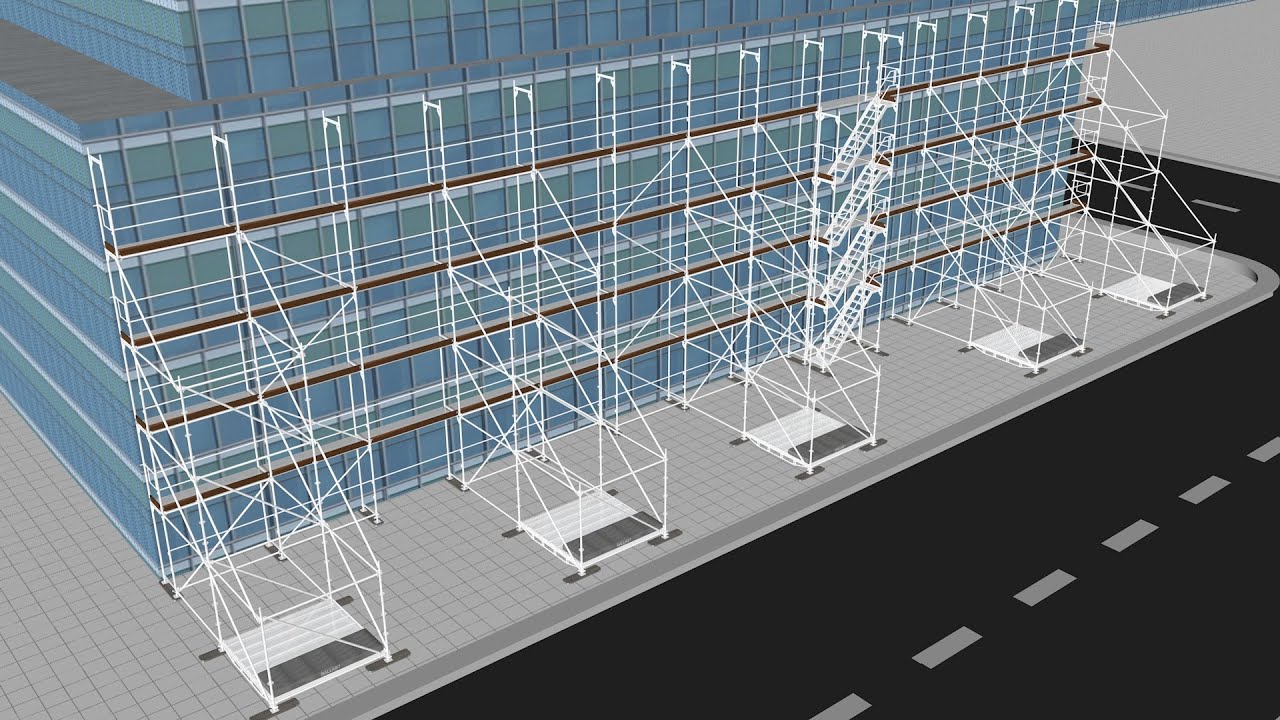 Verbinden von Rahmen und Modulgerüst mit dem Modulteller