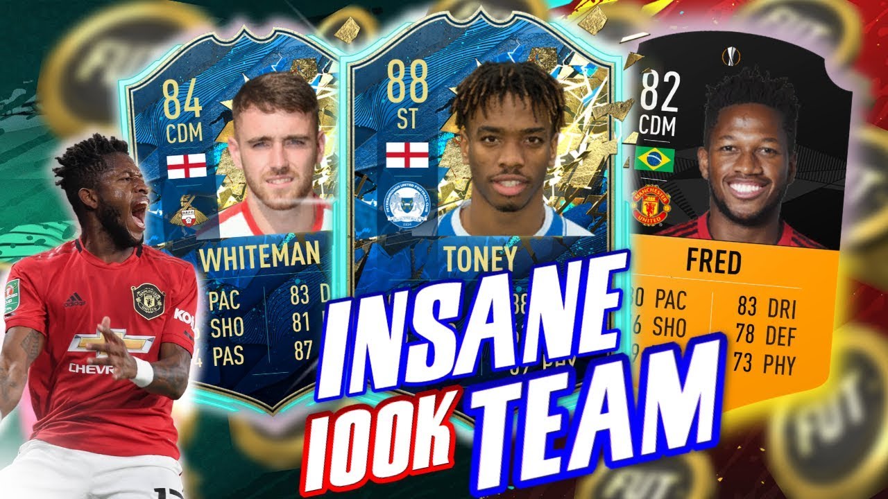 OVERPOWERED 100K TEAM FIFA 20 w/ TOTS TONEY! FIFA 20 100K SQUAD BUILDER