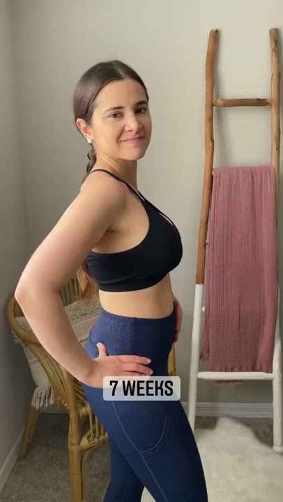 pregnant belly week by week transformation