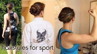 sportfrisuren fur lange haare laufen kampfsport krafttraining inkl hair styles long hair styles sports hairstyles