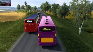 ENA || DHAKA to Panchagar || Hino AK1J || High Speed || Manual Driving || ETS2 || BD