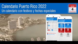 App calendario puerto rico 2022 screenshot 1