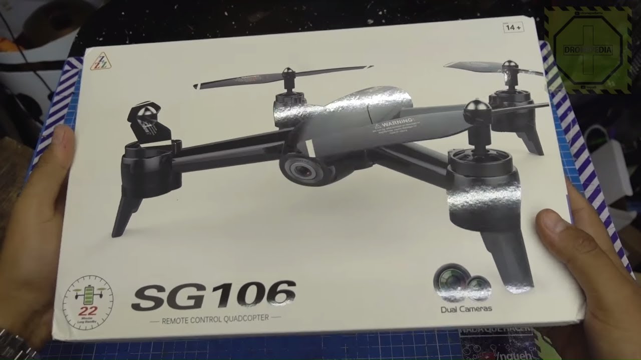 Drone con posicionamiento óptico SG106 con camara HD 1080P |DRONEPEDIA -  YouTube