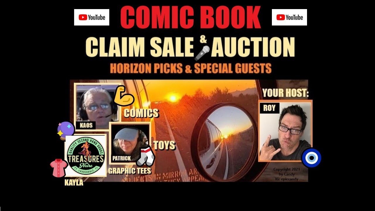 LIVE Comic Book BIN/Sale/Auction - 7PM EST / 4PM PST - 