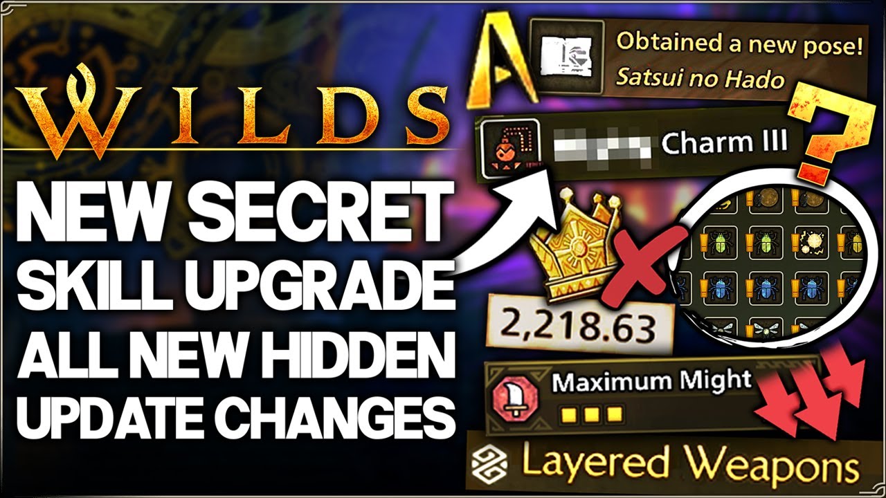 Monster Hunter Wilds Collab Update Secret Unlocks, Skill Upgrades