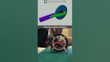 Planetary motion variation   #mechanical #engineering #mechanism #cad #solidworks #engenharia