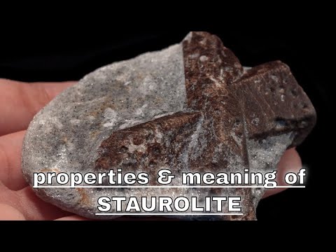 Video: Apakah maksud staurolit?