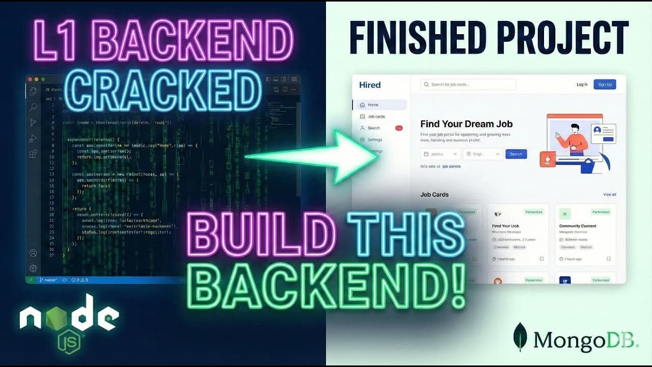 Build a Complete Job Portal from Scratch | Backend Development Full ...
