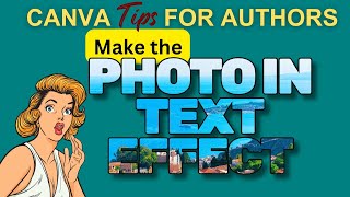 An easy way to put an image into text using Canva