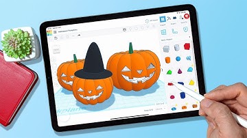 Modeling Halloween Pumpkins on iPad | Tinkercad