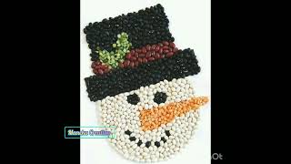 Beans mosaic crafts | exploring grains art | creative crafts ideas |