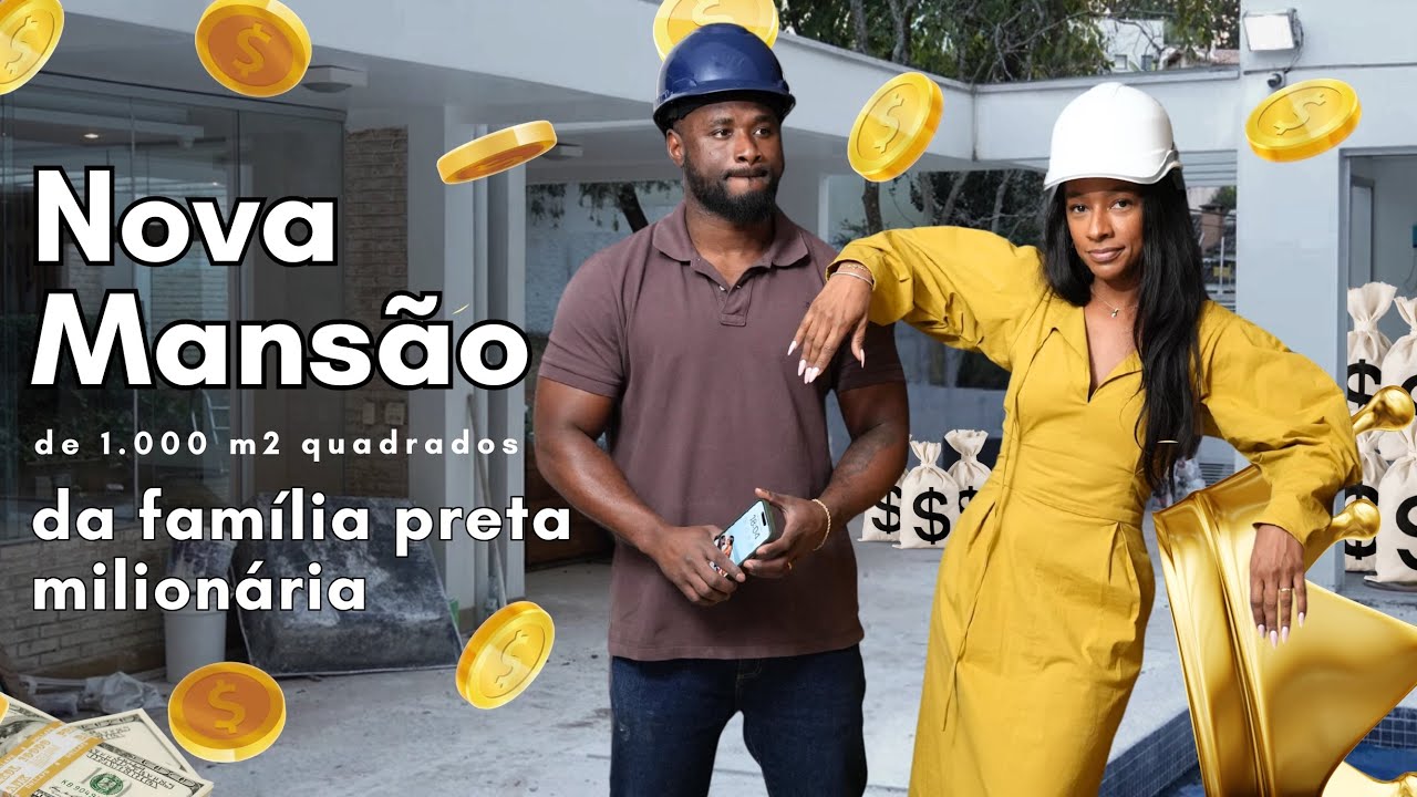 NOVA MANSÃO DA FAMÍLIA PRETA MILIONÁRIA! 