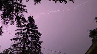 Constant Lightning And Thunder From Building Thunderstorms!!!!! Good Bolts Near 2:35!!! May 26, 2024