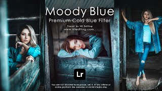 Lightroom Presets DNG & XMP Free Download | Moody Blue Mobile Lightroom Tutorial screenshot 5