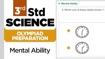 3rd Std Science Olympiad || Mental Ability || Practice || Olympiad Preparation