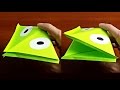 Квакающая лягушка из бумаги / Подвижные оригами  Paper frog