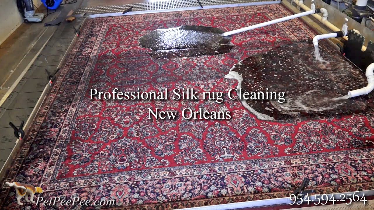 professional silk rug cleaning New Orleans YouTube