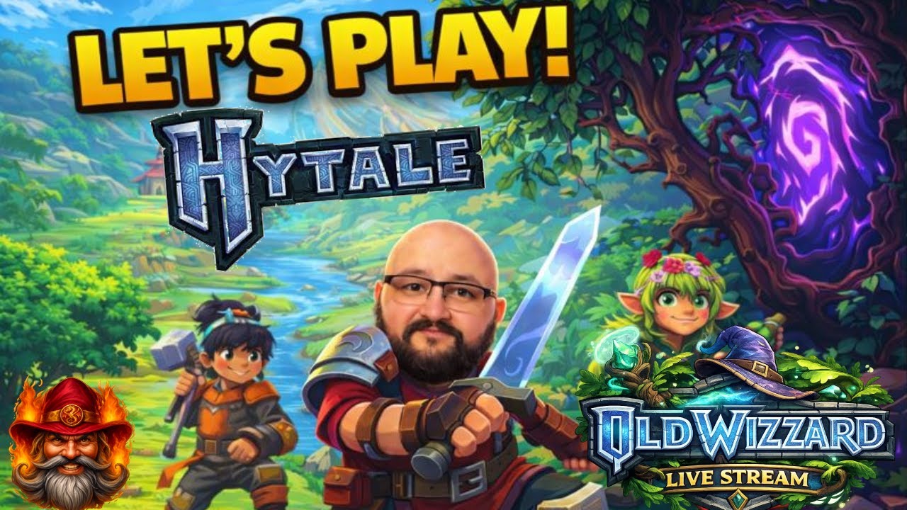 Hytale FIRST ADVENTURE! 🪄✨ Magic, Mayhem & Blocky Chaos! | OldWizzard Live