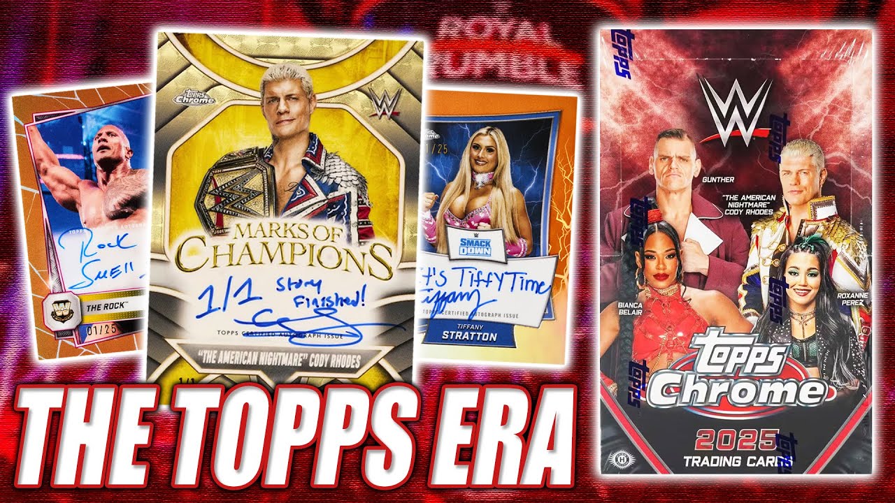 Topps Again THE TOPPS ERA IS HERE (again)... | 2025 Topps Chrome WWE Hobby ...
