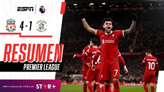 Thumbnail for ¡SHOW SUDAMERICANO Y HEROICA REMONTADA RED PARA SEGUIR SIENDO LÍDER! | Liverpool 4-1 Luton | RESUMEN