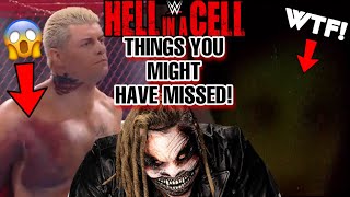 THINGS YOU MIGHT HAVE MISSED WWE HELL IN A CELL CODY RHODES INJURY SHOCKING NEW TEASE BY WWE