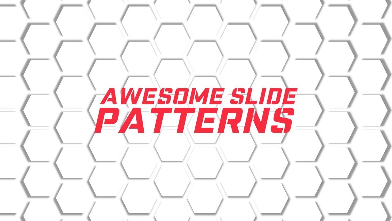 a presentation on patterns